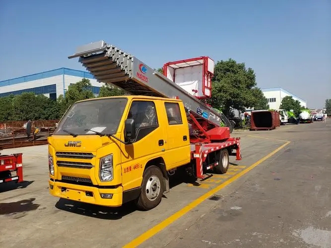 阜城县附近云梯车出租 砂石搬运